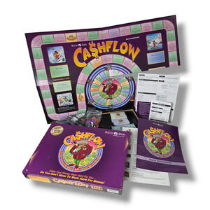 Rich Dad CASHFLOW 101 Board Game Financial Education Investing Strategy Complete